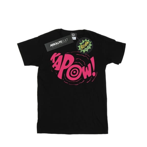 DC Comics T-shirt i bomull med Kapow från TV-serien Batman för flickor