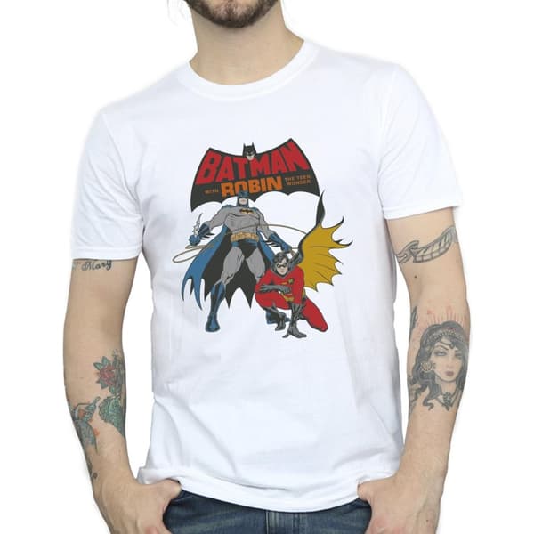 DC Comics Mens Batman And Robin T-Shirt