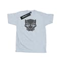 Miniatyrbild 1 av 5: Marvel Black Panther - svart på svart T-shirt för herrar