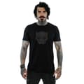 Miniatyrbild 2 av 5: Marvel Black Panther - svart på svart T-shirt för herrar