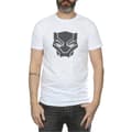 Miniatyrbild 3 av 5: Marvel Black Panther - svart på svart T-shirt för herrar