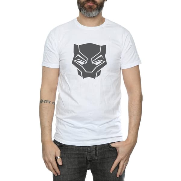 Marvel Black Panther - svart på svart T-shirt för herrar