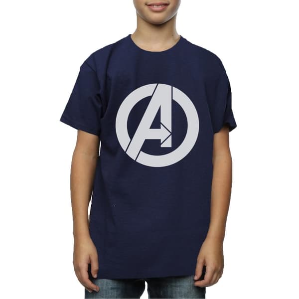 Marvel Boys Avengers Simple Logo T-Shirt