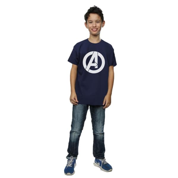 Marvel Boys Avengers Simple Logo T-Shirt