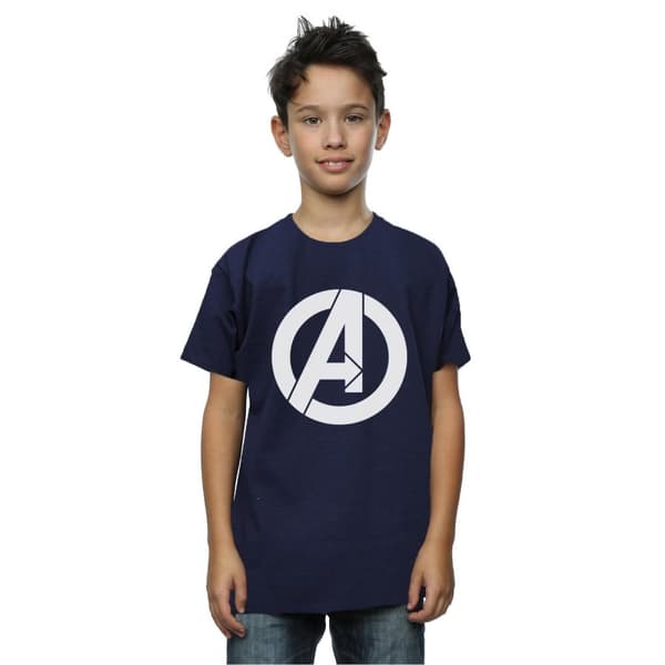 Marvel Boys Avengers Simple Logo T-Shirt