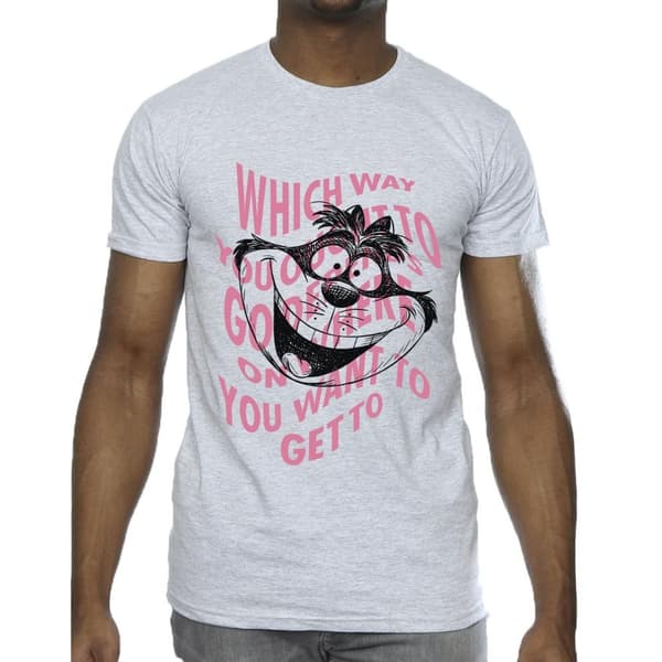 Disney Mens Alice i underlandet Chesire katt T-shirt