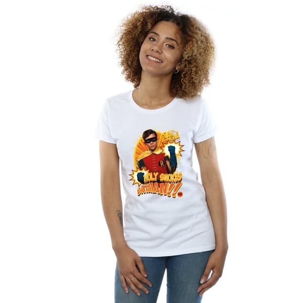 DC Comics Dam/Tjej Batman TV Series Holy Smokes T-shirt i bomull