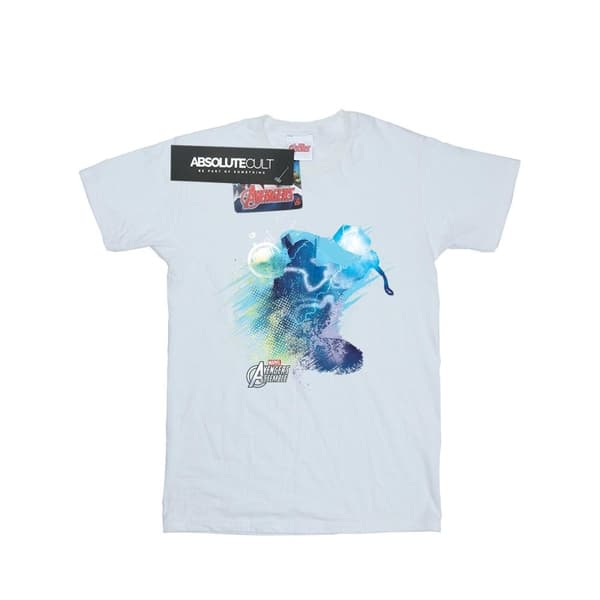 Marvel Dam/Tjej - Thor Art Burst - Boyfriend-t-shirt i bomull White S