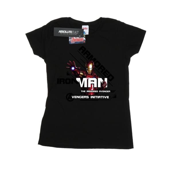 Marvel T-shirt i bomull för kvinnor/damer - Iron Man - Avenger i pansar