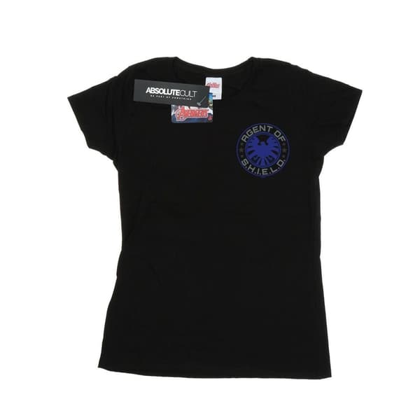 Marvel Womens/Ladies Agents Of SHIELD Breast Print Cotton T-Shirt