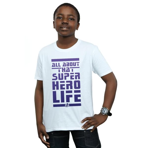 Marvel Pojkar Avengers Endgame Superhero Life T-shirt