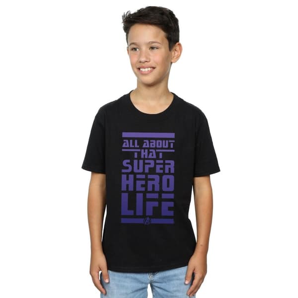 Marvel Pojkar Avengers Endgame Superhero Life T-shirt