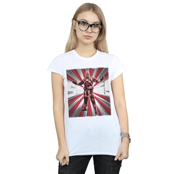 Marvel Womens/Ladies Black Widow Movie Red Sparrow Fits Cotton T-Shirt