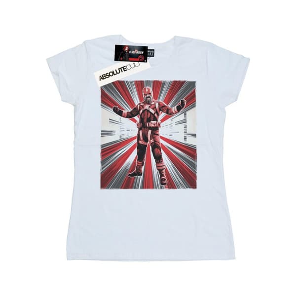 Marvel Womens/Ladies Black Widow Movie Red Sparrow Fits Cotton T-Shirt