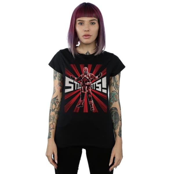 Marvel Dam/kvinnor Black Widow Movie Red Sparrow - T-shirt i bomull med passform