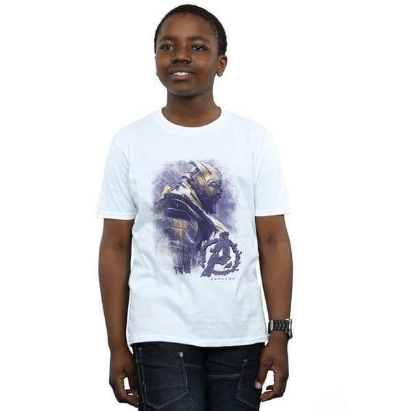 Marvel Pojkar Avengers Endgame Thanos T-shirt med borstad yta