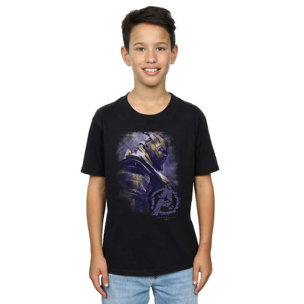 Marvel Pojkar Avengers Endgame Thanos T-shirt med borstad yta