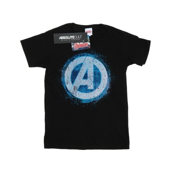Marvel Boys Avengers Glowing Logo T-Shirt