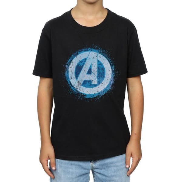 Marvel Boys Avengers Glowing Logo T-Shirt