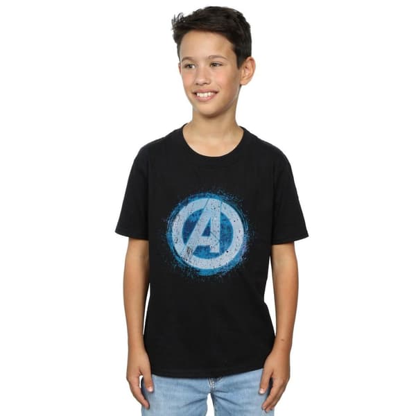 Marvel Boys Avengers Glowing Logo T-Shirt