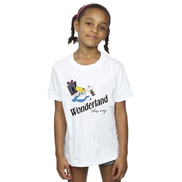 Disney T-shirt i bomull för flickor - Alice i underlandet - This Way