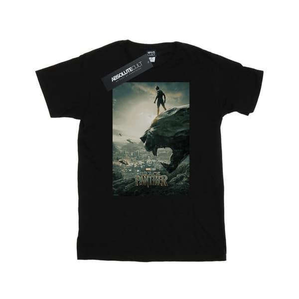 Marvel Mens Black Panther Poster T-Shirt