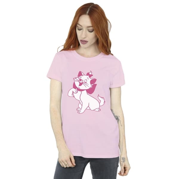 Disney Womens/Ladies The Aristocats Marie Cotton Boyfriend T-Shirt