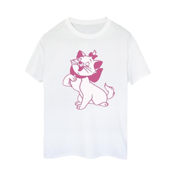 Disney Womens/Ladies The Aristocats Marie Cotton Boyfriend T-Shirt