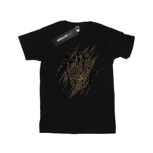 Marvel Black Panther Gold Head T-shirt för herrar