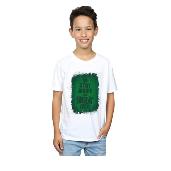 Marvel T-shirt för pojkar - Hulk Stay Angry