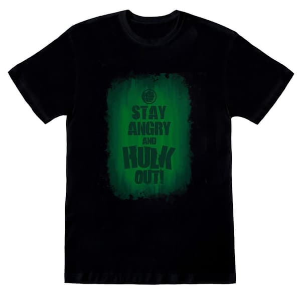 Marvel T-shirt för pojkar - Hulk Stay Angry