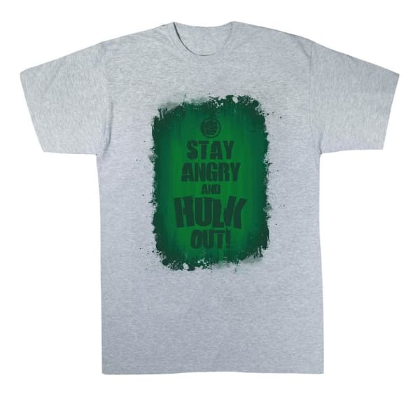 Marvel Boys Hulk Stay Angry T-Shirt