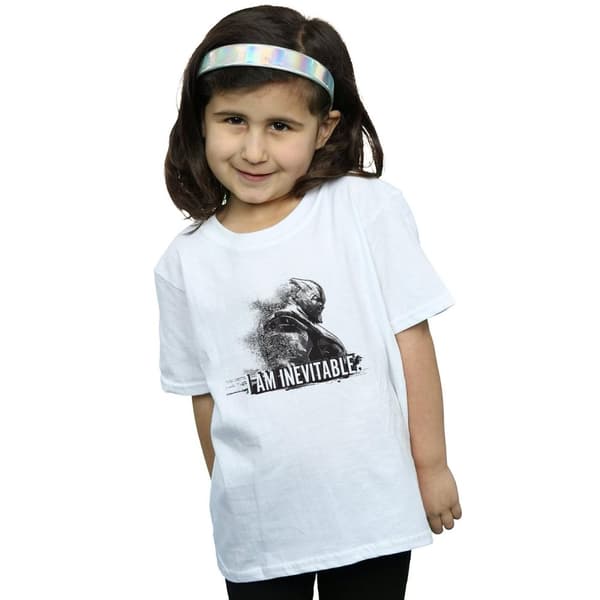 Marvel T-shirt i bomull för flickor Avengers Endgame I Am Inevitable