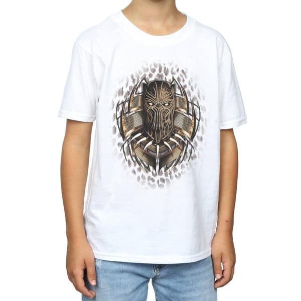 Marvel Boys Black Panther Gold Killmonger T-Shirt