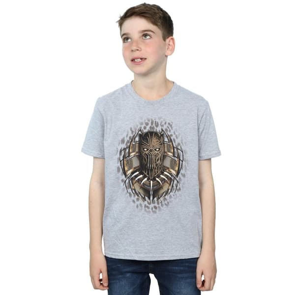 Marvel Boys Black Panther Gold Killmonger T-Shirt