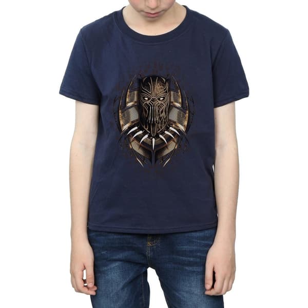 Marvel Boys Black Panther Gold Killmonger T-Shirt