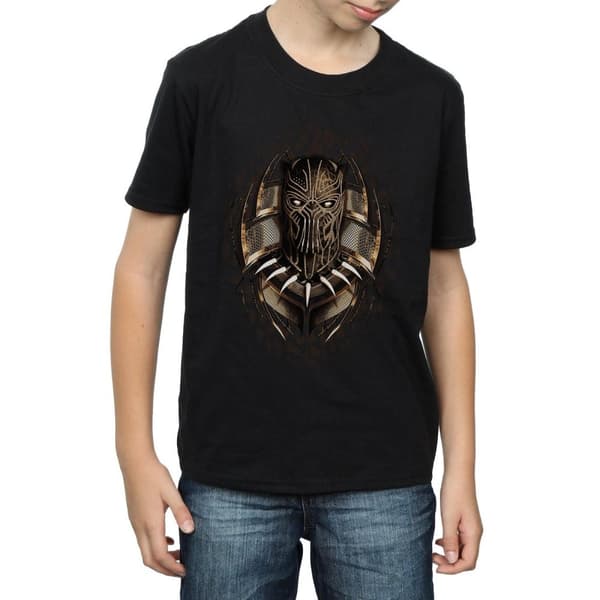 Marvel Boys Black Panther Gold Killmonger T-Shirt