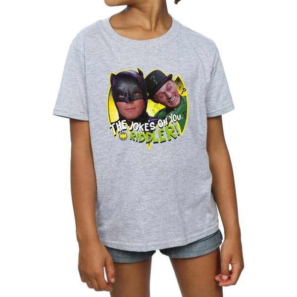 DC Comics T-shirt i bomull med skämt från Batman TV Series The Riddler
