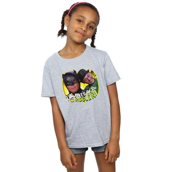 DC Comics T-shirt i bomull med skämt från Batman TV Series The Riddler