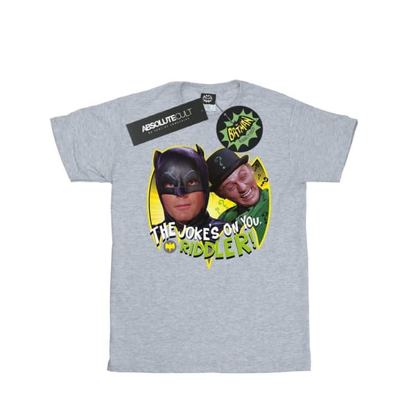 DC Comics T-shirt i bomull med skämt från Batman TV Series The Riddler