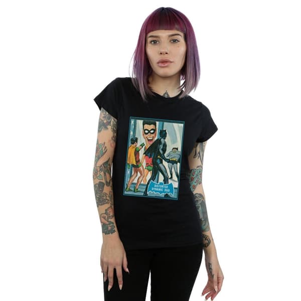 DC Comics Womens/Ladies Batman TV Series Dynamic Duo Cotton T-Shirt