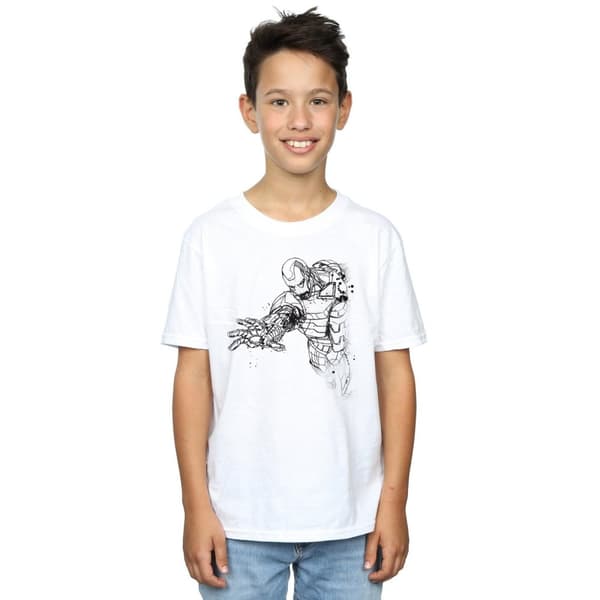 Marvel Pojkar Avengers Iron Man Mono Line T-shirt