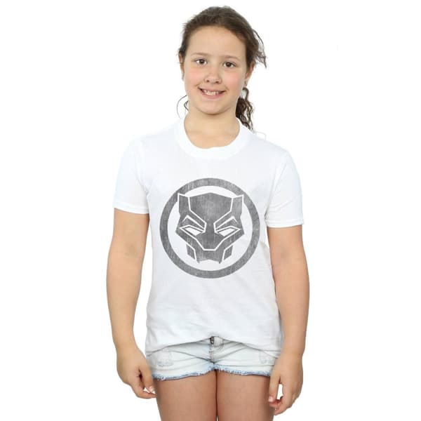 Marvel Black Panther - T-shirt i bomull med ikon och tryck