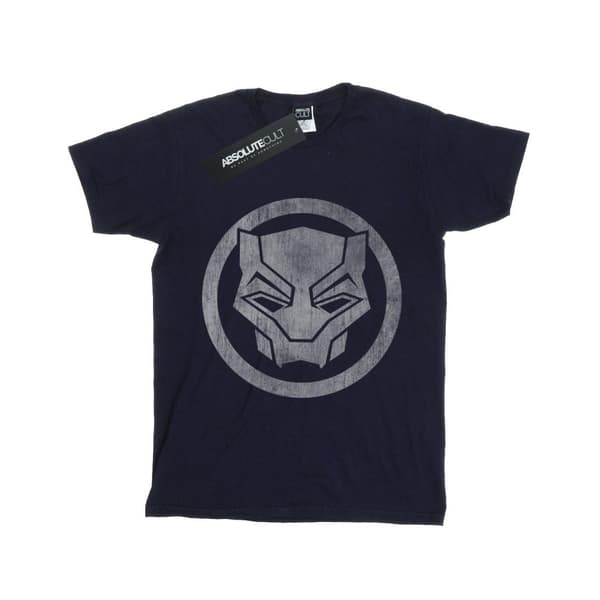 Marvel Black Panther - T-shirt i bomull med ikon och tryck