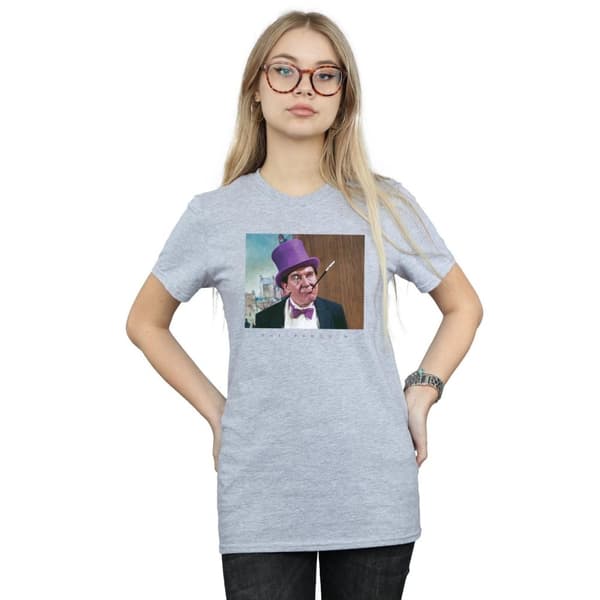 DC Comics Womens/Ladies Batman TV Series The Penguin Photograph Cotton Boyfriend T-Shirt
