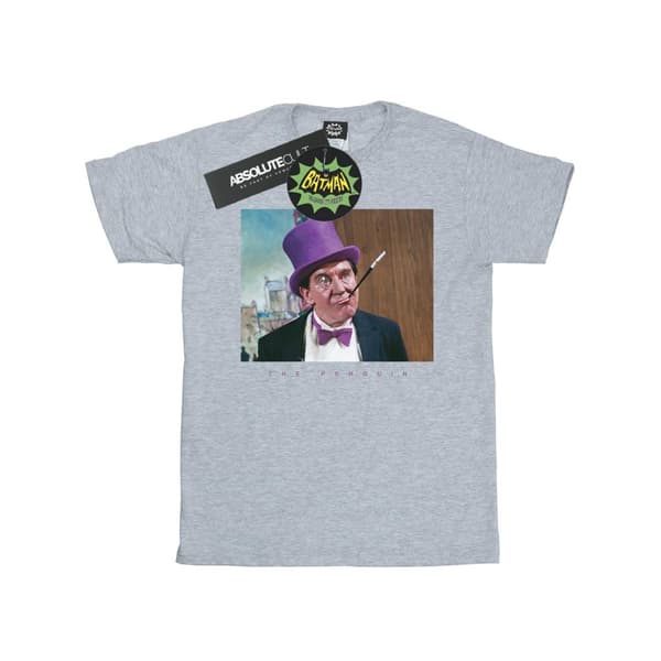 DC Comics Womens/Ladies Batman TV Series The Penguin Photograph Cotton Boyfriend T-Shirt