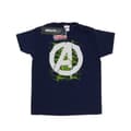 Miniatyrbilde 1 av 5: Marvel Girls Avengers A Logo Cotton T-Shirt