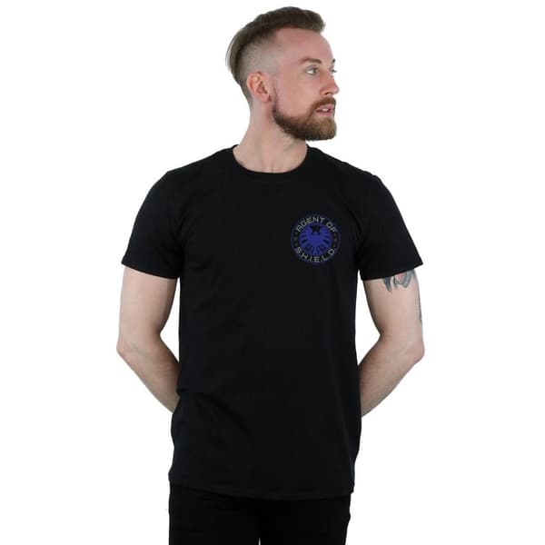 Marvel Herr Agents Of SHIELD T-shirt med brösttryck