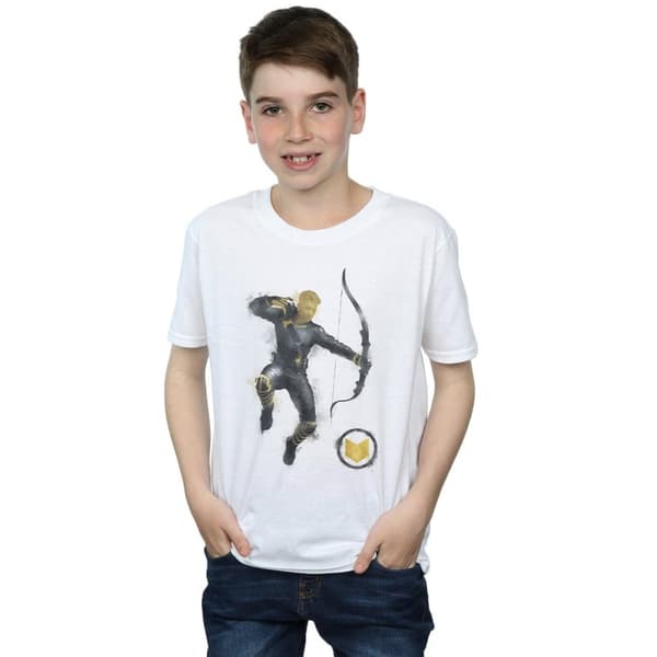 Marvel Boys Avengers Endgame Painted Hawkeye T-Shirt