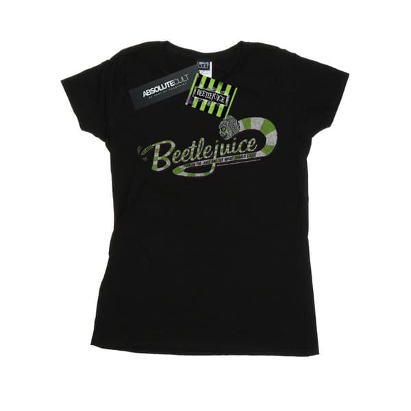 Beetlejuice Dam/Tjej - Sandworm Alt Logo - T-shirt i bomull